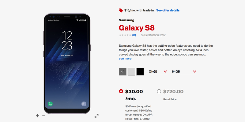 Preorder Samsung Galaxy S8